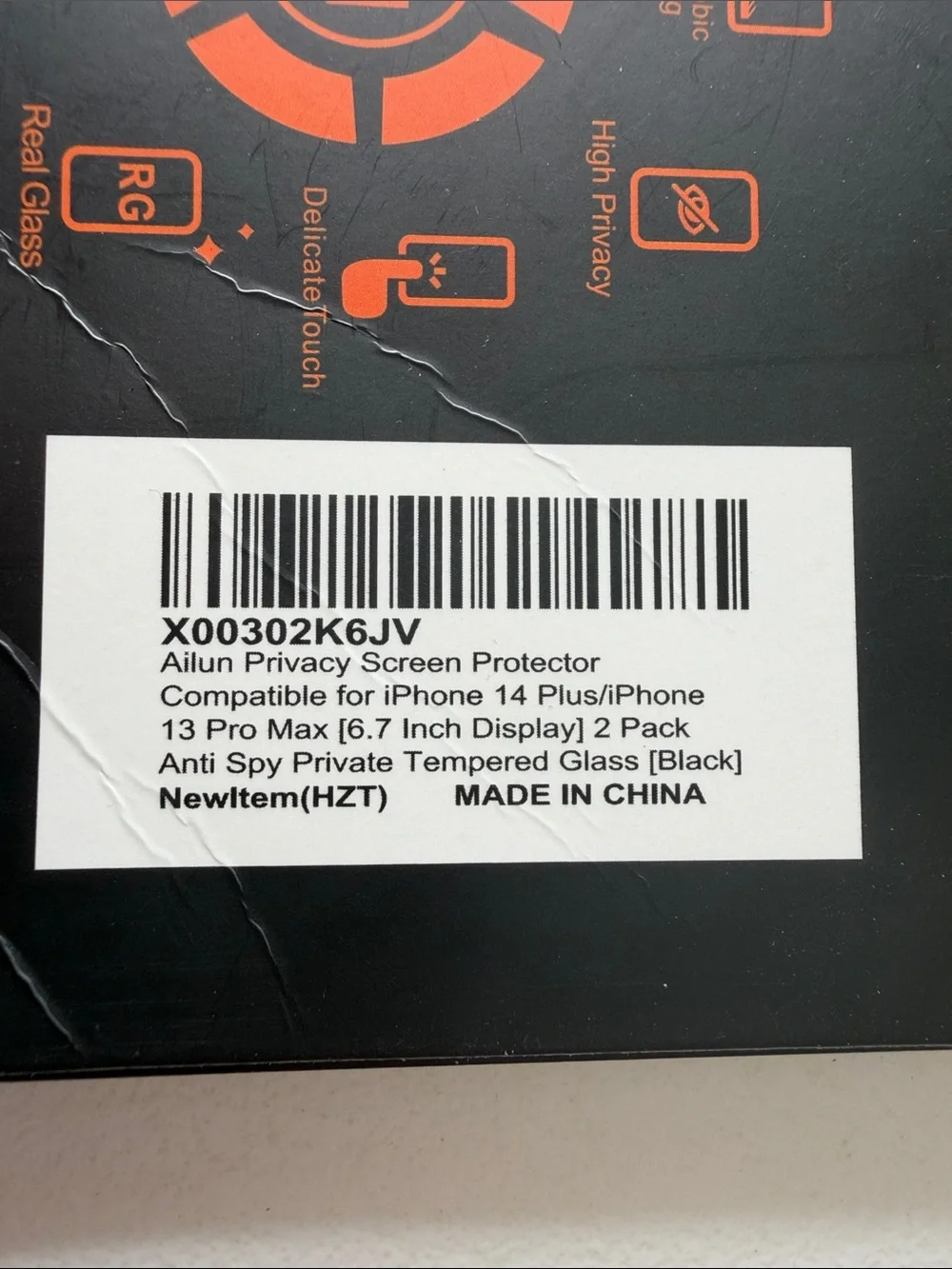 Ailun - Privacy Glass Screen Protector